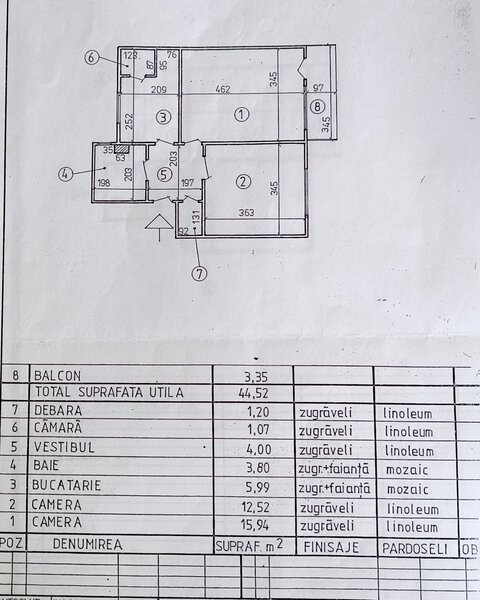 Viilor, Eroii Revolutiei metrou, apartament 2 camere decomandat